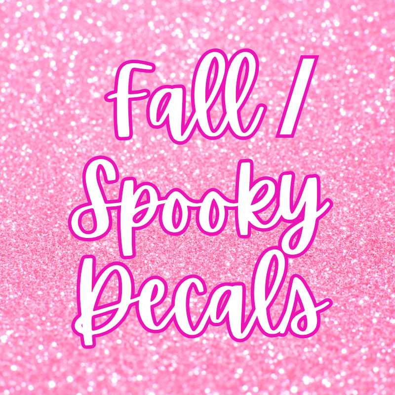 Fall/ Spooky Decals