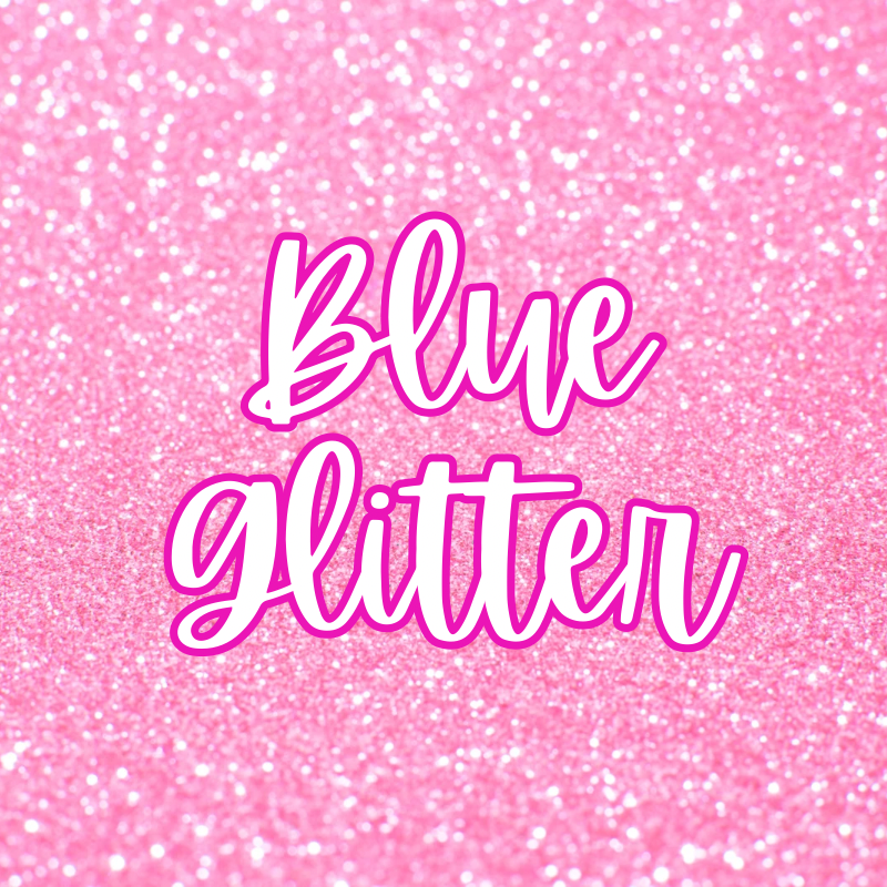 Blue Chunky Glitter
