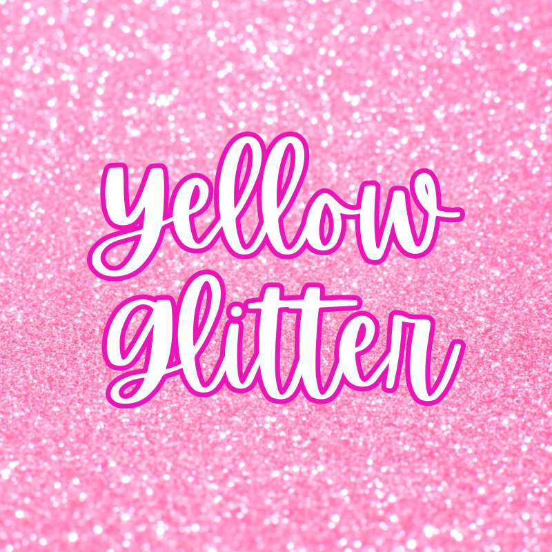 Yellow Chunky Glitter
