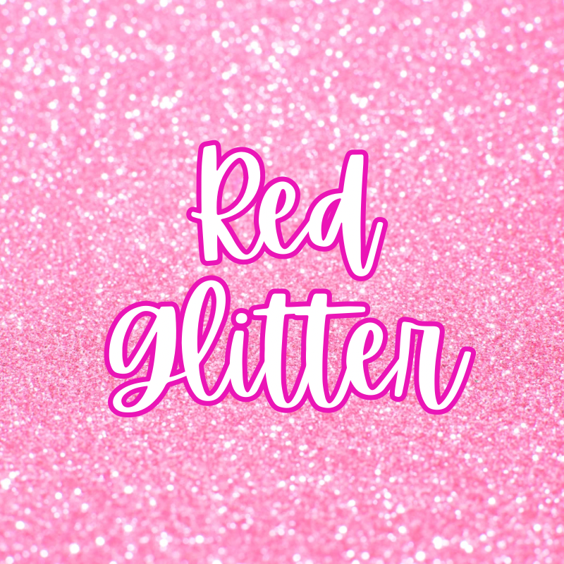Red Chunky Glitter