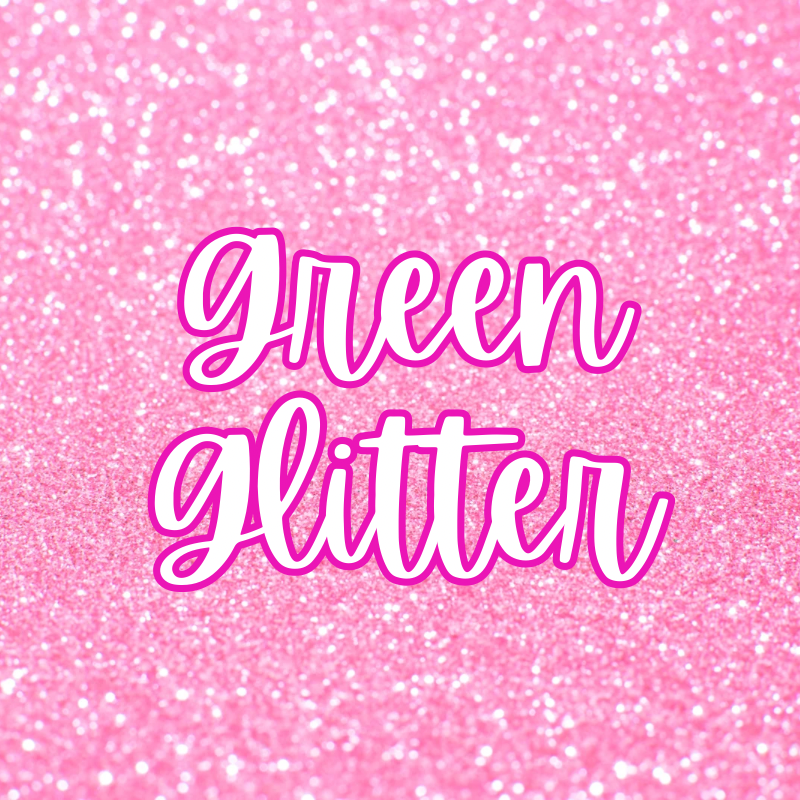 Green Chunky Glitter
