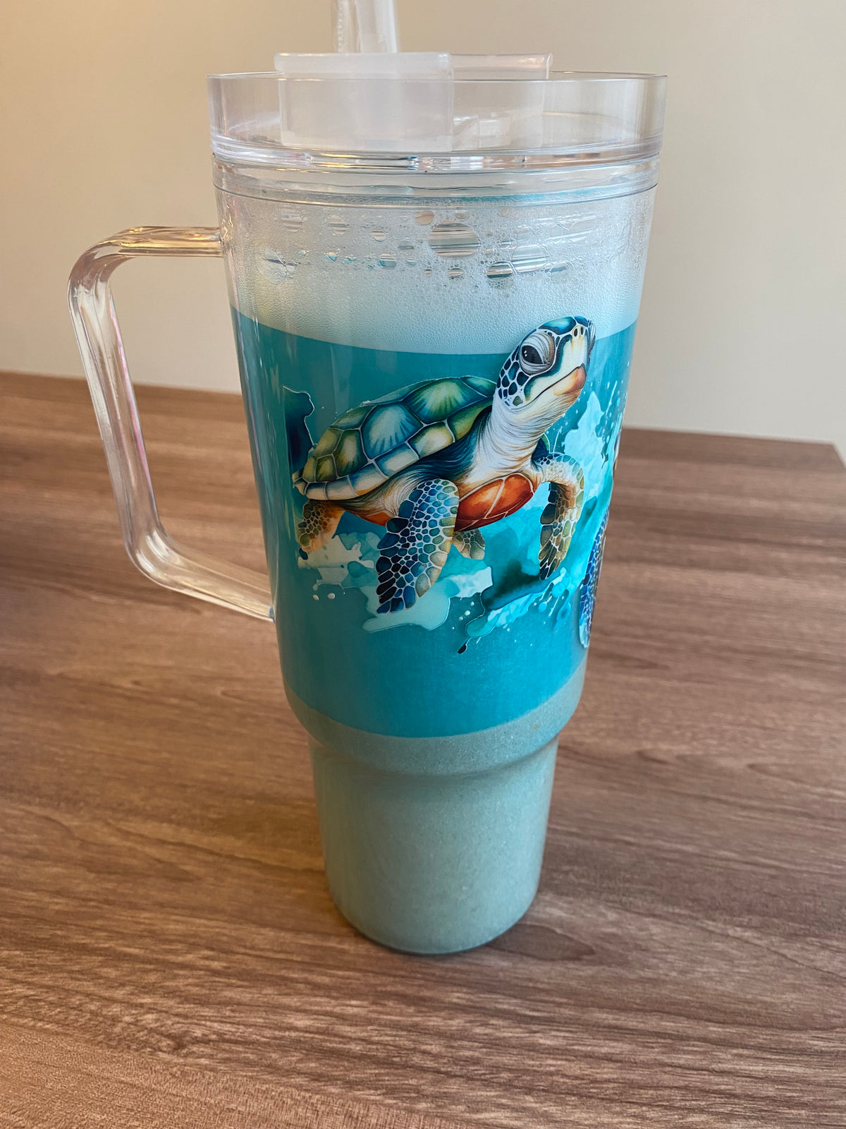 Sea Turtles- 40 oz Acrylic With Handle