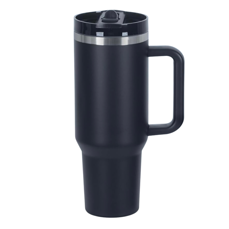 40 Oz Stainless Steel- Black