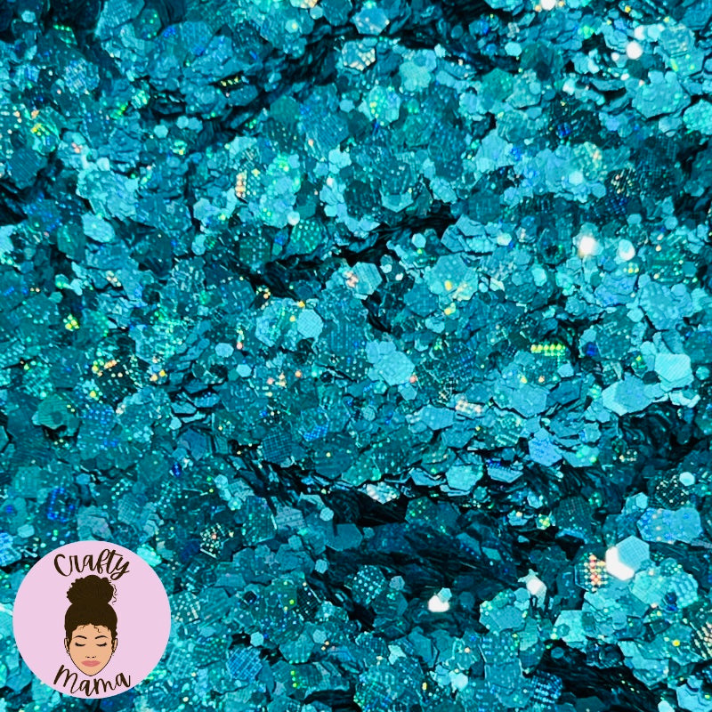 Blue Paradise- Chunky Glitter