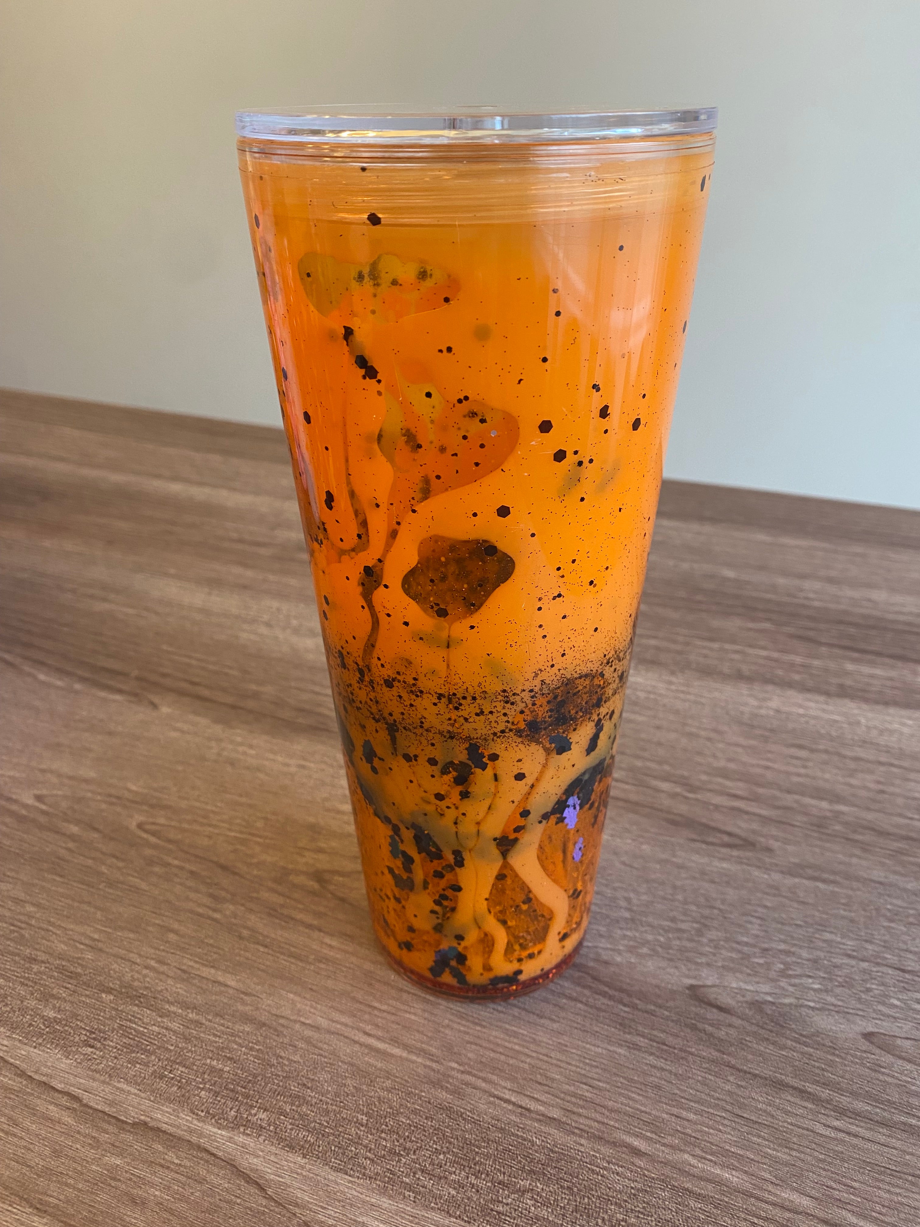 Orange Lava- 24 oz Acrylic
