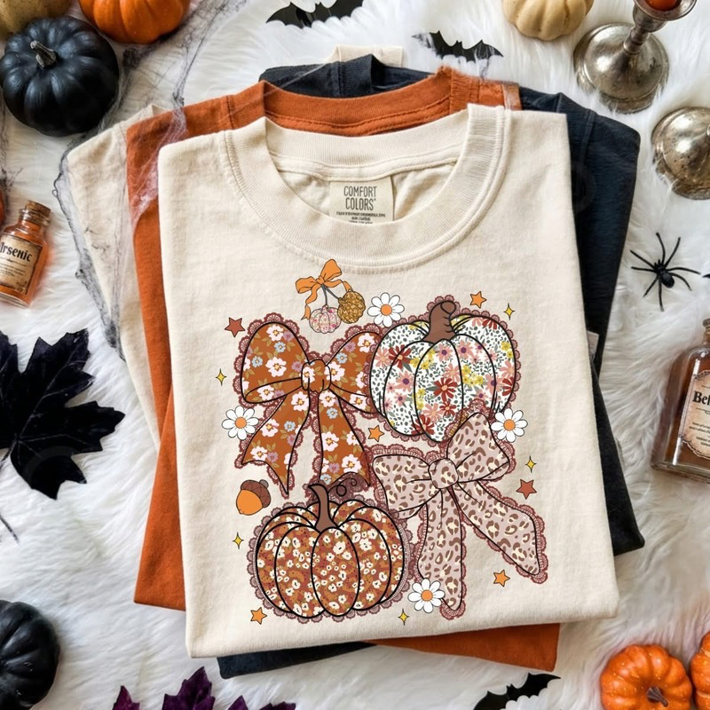 FLORAL PUMPKINS - Transfer Only!