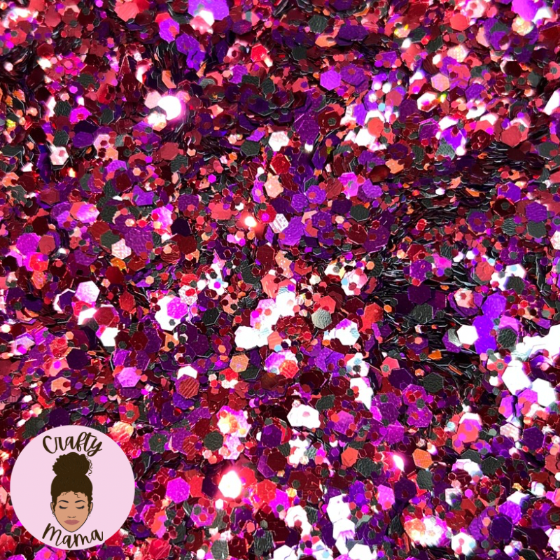 Midnight Kisses- Chunky Glitter